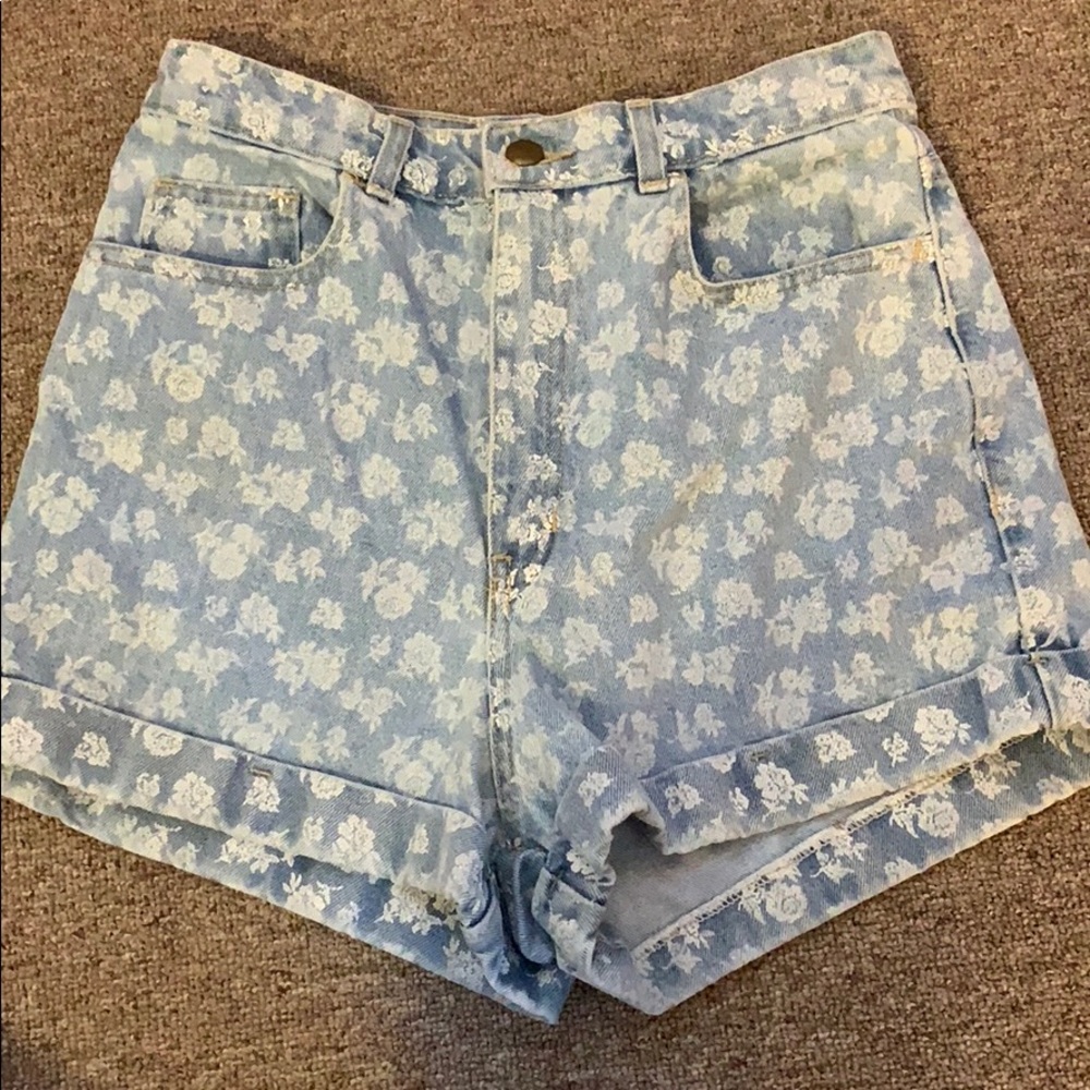 American Apparel High waisted shorts